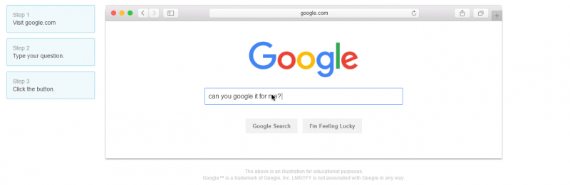 8 cool things you can do on Google: Let me Google that for you