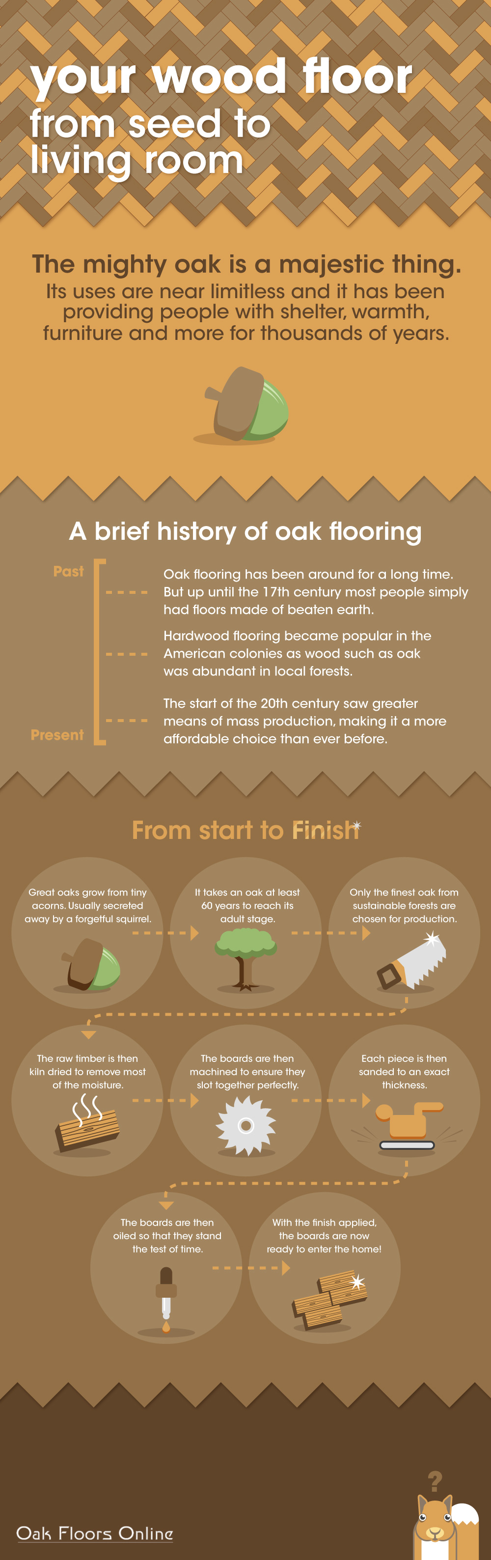 Oak Floors Online Infographic