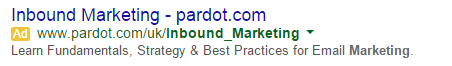 reputation management - small ad format