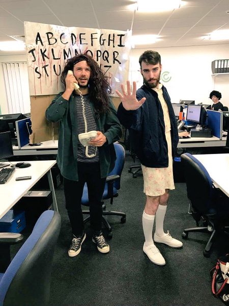 Jacob (right) & Elliott at Halloween