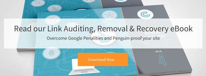 Download our link auditing, removal and recovery from google penalty ebook