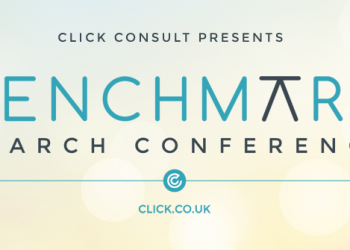 Click Consults benchmark Search Conference header image
