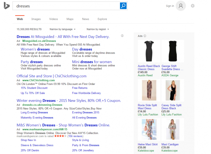 Bing Dresses