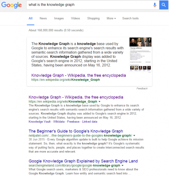 knowledge graph screenshot