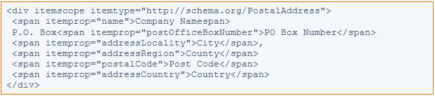 Address Code Snippet