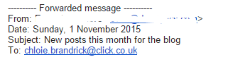 email with uninspiring subject line