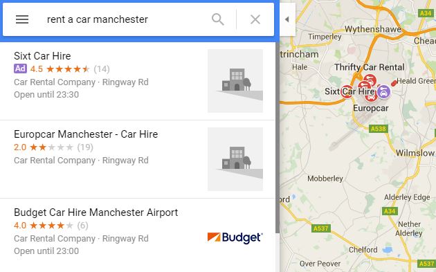 google maps ad