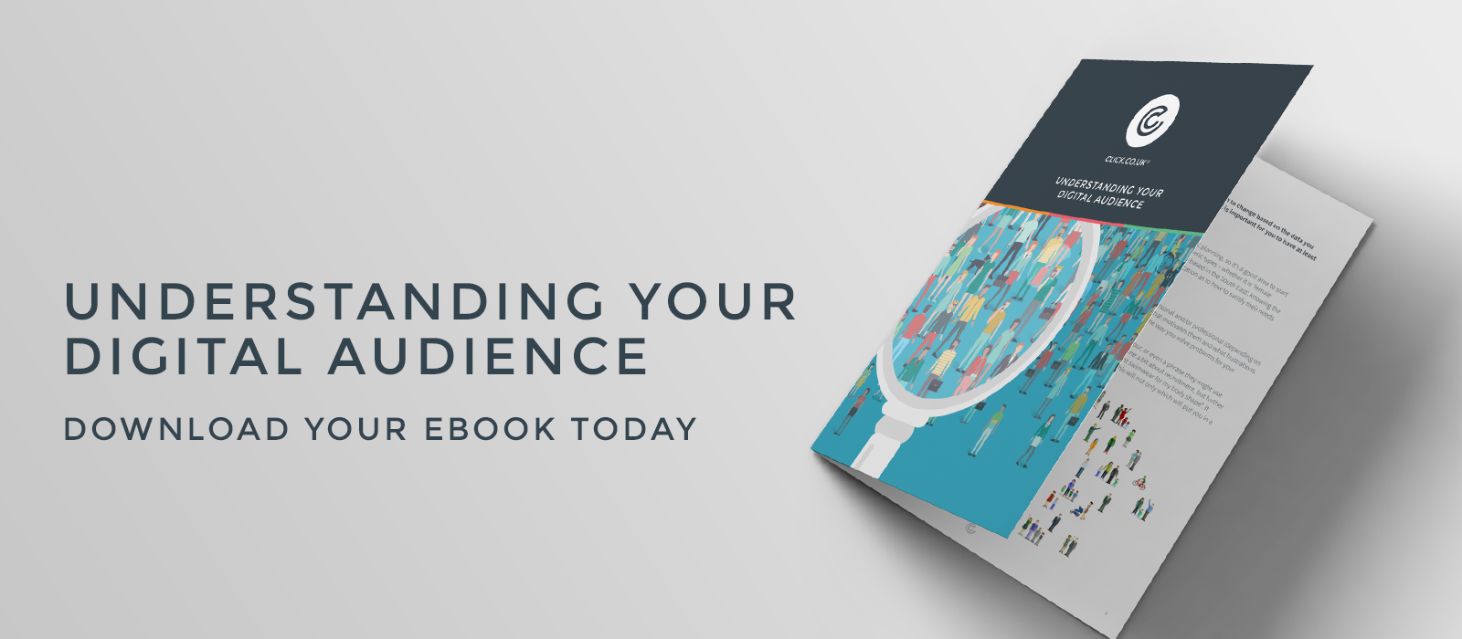 understanding your digital audience landing page header