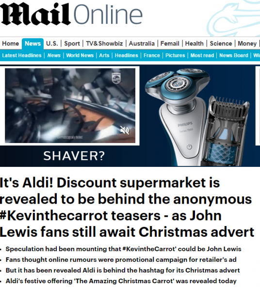 aldi revealed to be behind carrot ad