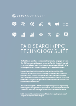 Paid Search (PPC) Technology Suite Overview