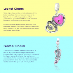 kigu charm braceleet infographic