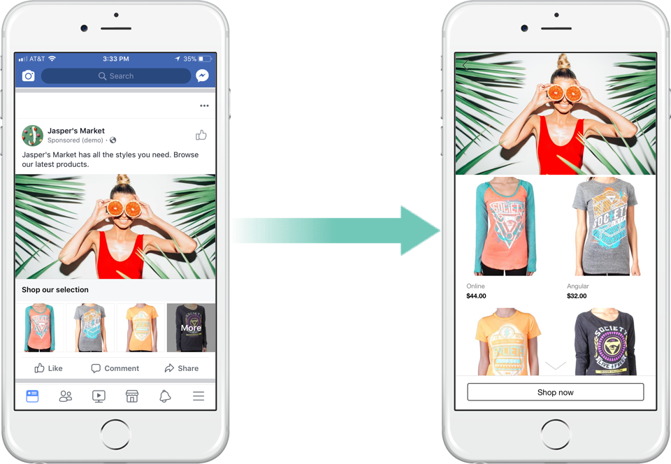 facebook collection ad