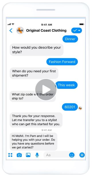 facebook lead gen in messenger