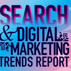 Search and digital marketing trends for 2022 infographic