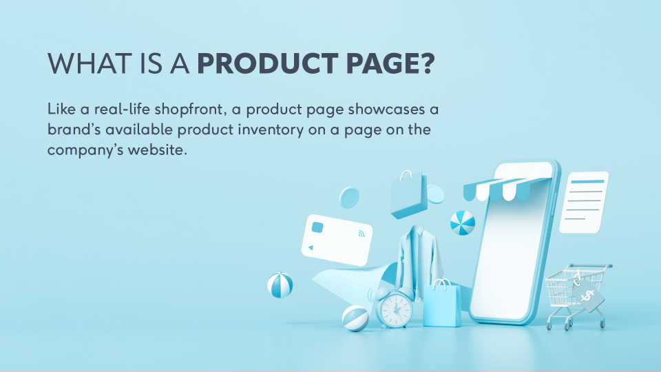 What is a product page?