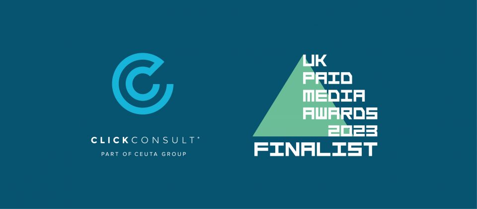 click consult and paid media 2023 awards finalist badge